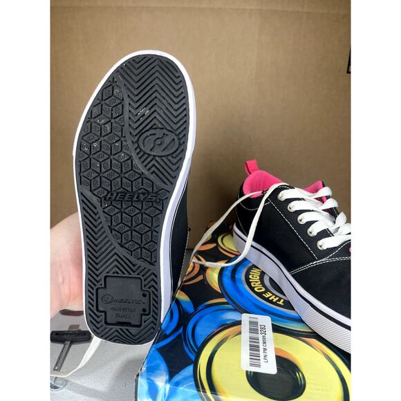 Heelys  He100760h Women's 6 Black White pink - Picture 4 of 6
